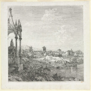 View of a Town with a Bishop’s Tomb