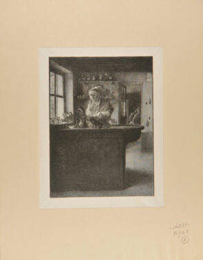 (Interior – Woman at a Bar)