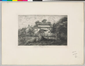 Plate 4 from the series “Daubigny, souvenirs et croquis”