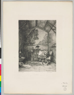 Plate 17 from the series “Daubigny, souvenirs et croquis”