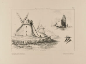 Plate 43 from the series “Croquis par divers artistes”