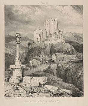 Ruines du Château de Bouzols, près du Puy en Vélay