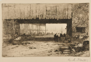 Interior of Fish-houses