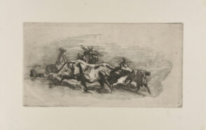 Berger, femme et deux vaches