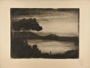 Lac de Nemi, près Rome