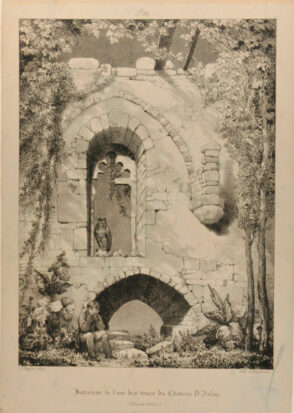 Interior de l’une des tours du Chateau d’Arlay