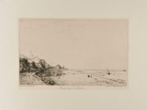 Vue prise du port de Dives (Calvados)