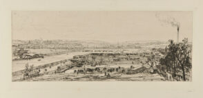 Vue prise du viaduc de Point du Jour