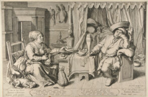 Interior: Couple at Table