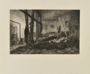 Un Poste de gardes nationaux aux ramparts