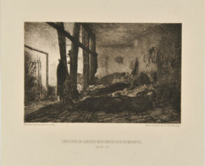 Un Poste de gardes nationaux aux ramparts