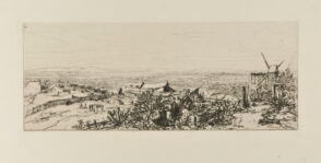 Battery at Montmartre, View Near the Moulin de la Galette