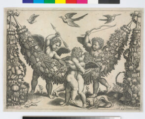 Two Putti Striking Another Who is Squeezing a Child
