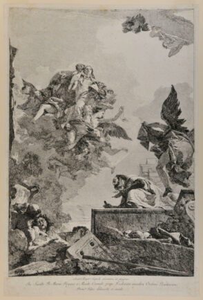 The Madonna del Carmelo Appearing to St. Simon Stock