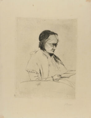 Old Woman Reading