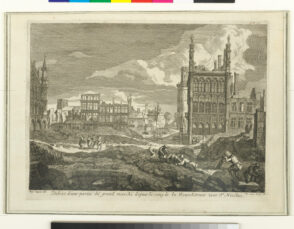 From the series “Perspectives des ruines de la ville de Bruxelles”