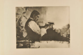 The Etching Printer–William Strang, Esq., A.R.A.