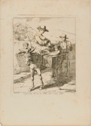 from the book “Nuova Raccolta di cinquanta motivi Pittoreschi e Costumi di Roma, incisi all’Acqua forte da Bartolomeo Pinelli Romano” (Rome: Presso Lorenzo Lazzari, 1810)