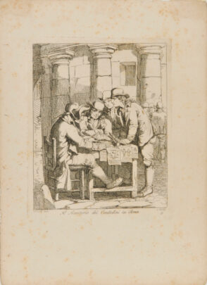 from the book “Nuova Raccolta di cinquanta motivi Pittoreschi e Costumi di Roma, incisi all’Acqua forte da Bartolomeo Pinelli Romano” (Rome: Presso Lorenzo Lazzari, 1810)