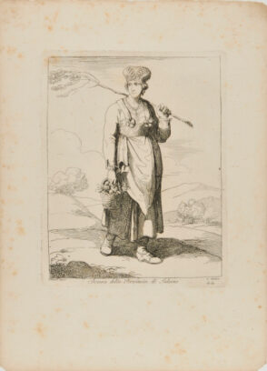 from the book “Nuova Raccolta di cinquanta motivi Pittoreschi e Costumi di Roma, incisi all’Acqua forte da Bartolomeo Pinelli Romano” (Rome: Presso Lorenzo Lazzari, 1810)