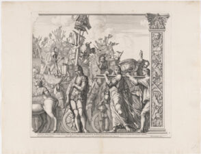 Plate 3 from the series “The Triumph of Caesar”
