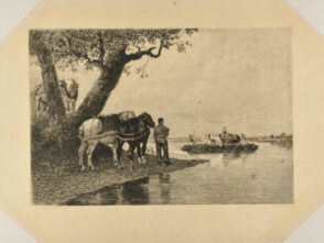 Passe cheval pour les chevaux de halage