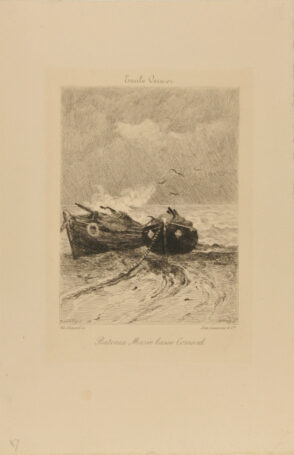 Bateaux marée basse Cornival