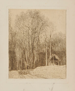 Petit croquis de paysage – l’hiver