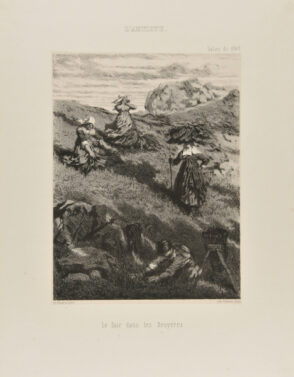 Le Soir dans les Bruyères, Auvergne