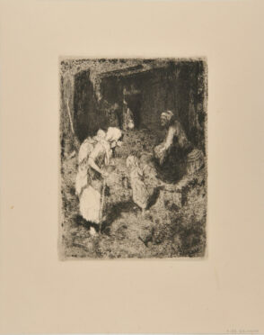 Peasant Woman with Two Children