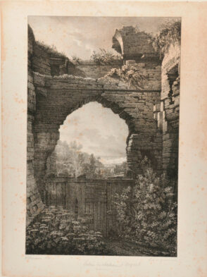 Entrée du Château d’Arques, intérieur