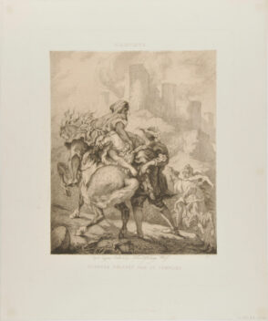 Rebecca enlevée par le templier