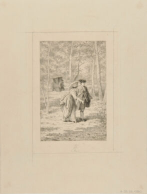 Couple in a forest