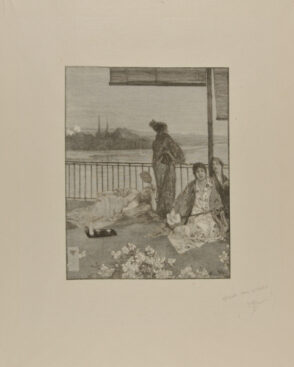 Arrangement in Flesh-Color and Green – The Balcony