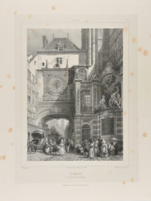 Rouen. Vue de la Grosse Horloge