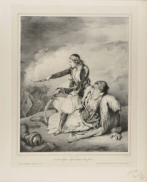 Jeune Grec Défendant son Père