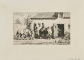 Chevaux à l’abreuvoir from Eaux-fortes