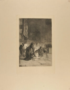 Intérieur d’église à Milan