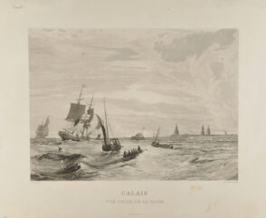 Calais, vue prise de la rade