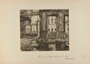 Intérieur du Palais de la Légion d’Honneur après l’Incendie de 1871