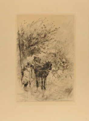 Averse sur le Boulevard