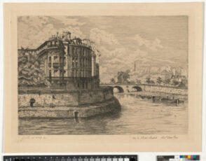 Vue de l’Hôtel Lambert – Ile St. Louis, Paris