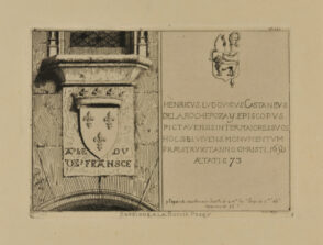 Enseigne à la Roche-Posay