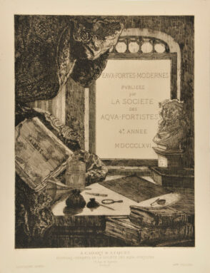 Title page for La Société des Aqua-fortistes
