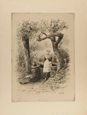 Paysanne à la Fontaine