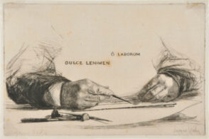 Hands Etching – Ô Laborum