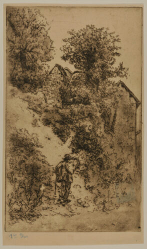 Le Vieux mendiant à Auvers