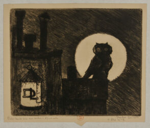 Tail-piece for the portfolio “6 pointes sèches Parisiennes par Norbert Goeneutte”