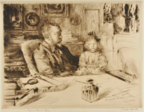 Alidor Delzant et sa fille