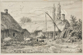 Paysage: Chaumières